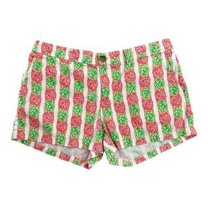 Chubbies Women’s Pineapple Print Chino Flat Front‎ Shorts Sz L